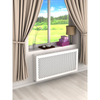 Крышка для экрана Стильный Дом 120х17 см, универсальная, белая v545752