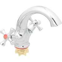 Смеситель для раковины умывальника G-lauf с коротким поворот изливом, хром QML1-A827