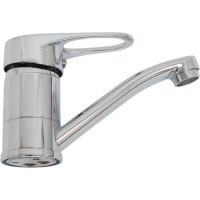 Смеситель для кухни G-lauf с плоским поворотным изливом, хром 4P4-B043