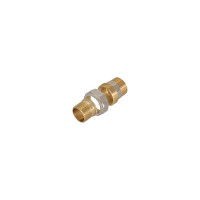 Соединитель СТМ с накидной гайкой, прямой, 1/2", штуцер-штуцер CRSAM012