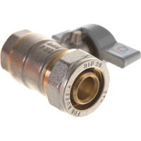 Шаровой кран для воды СТМ СТАНДАРТ 20х1/2", ц/г, бабочка CWPF1220