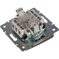 Выключатель с подсветкой Lezard RAIN цвет бронза, матовый 703-3188-111