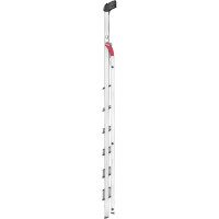 Стремянка Hailo L80 ComfortLine (7 широких ступеней 13 см, алюминиевая, с лотком для инструментов) 8040-707 8040707
