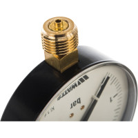 Манометр Watts F+R250 радиальный 0-6 бар, корпус 100mm, 1/2" 10008077