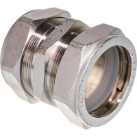 Соединительная муфта для гофрированной трубы Lavita усиленный C/P 50 НИКЕЛ