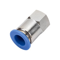 Фитинг цанговый прямой с внутренней резьбой 3/8F для трубки диаметром 12 мм SHPI PCF 12-R03