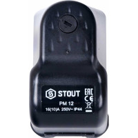 Реле давления для водоснабжения STOUT SCS-0001-000012 PM12G, 3-12 бар, 1/4 RG008TMQ95446N