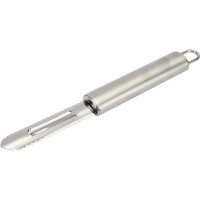 Овощечистка из нержавеющей стали с вертикальным лезвием Mallony NIMBUS 19,5*1,8 см овал ручка с подвесом 007418