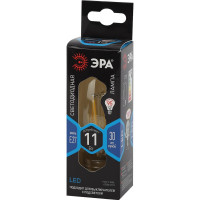Филаментная лампа ЭРА F-LED B35-11w-840-E27 свеча, 11 Вт, нейтральная, E27, 10/100/5000 Б0046988