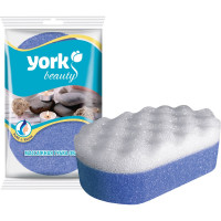 Массажная губка для тела YORK овал 011010