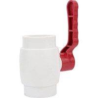 Шаровой кран Blue Ocean полипропиленовый, (шар - PPSU) для агрессивных сред - 50 PPRF/BV/PPR/HW-2(W)-50