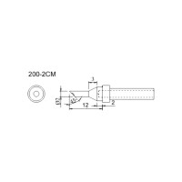 Насадка паяльная QUICK QSS200-T-2CM