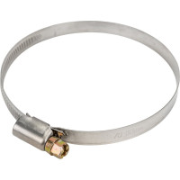 Червячный хомут РОССНА 70-90 мм 3 1/2" нержавеющая сталь, винт, 5 шт. Р860712 DIY