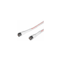 Коаксиальный телевизионный кабель DORI SAT-50 1 м F-разъем-F-разъем + TV-переходник 40743