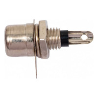 Разъем RCA гнездо Pro Legend металл на корпус, черный, PL2168