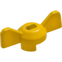 Ручка-бабочка для крана MasterProf желтая, 1/2"-3/4" ИС.131525