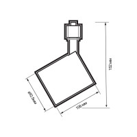 Светодиодный светильник Jazzway трековый PTR 0530 30Вт 4000К IP40 24град. WH белый 5010642