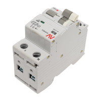 Дифференциальный автомат EKF DVA-6 1P+N 20А 30мА 6кА AVERES rcbo6-1pn-20B-30-ac-av