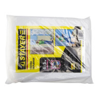 Защитная укрывочная пленка STAYER LDPE 30 мкм 4x5 м в пакете 12253-04-05