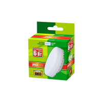 Светодиодная лампа Jazzway PLED-ECO 6Вт таблетка матовая 4000К нейтральный белый GX53 460лм 230В/50Гц D75х26мм 5006034
