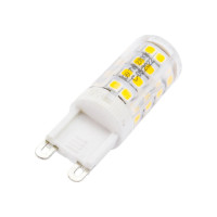Светодиодная лампа Jazzway PLED-G9 7Вт капсульная 2700К теплый белый G9 400лм 175-240В пластик d16х50мм 1039064B