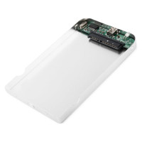 Внешний корпус Gembird USB 2.0 для 2.5" HDD/SSD, порт mini USB, SATA III, металл, серебристый, коробка, EE2-U2S-41-S