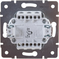 Выключатель с подсветкой Lezard RAIN цвет бронза, матовый 703-3188-111