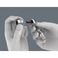 Набор инструмента WERA Kraftform Kompakt Zyklop Mini 2 трещотка 1/4, биты, головки, 6-гр, 27 пр. WE-135918