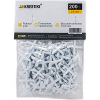 Крестики для плитки (200 шт; 2.5 мм) 3D Krestiki 00-00000702