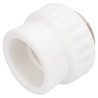 Муфта комбинированная под ключ с внутренней резьбой VALFEX PP-R белая, 63 мм х2" 10134063 127-0247