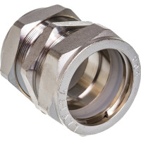 Соединительная муфта для гофрированной трубы Lavita усиленный C/P 50 НИКЕЛ