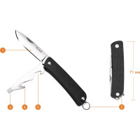 Нож Ruike multi-functional коричневый S21-N