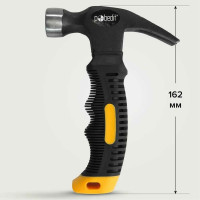 Молоток-гвоздодер Pobedit MINI, Black, 250 гр 2533625