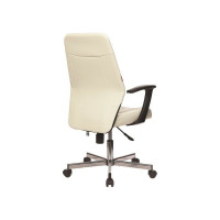 Кресло Easy Chair VBEChair-224 DSL PPU кожзам, бежевый OR-10, хром 979627