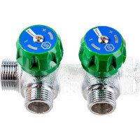 Регулирующий коллектор STOUT 3/4, 2 отвода 1/2, плоское уплотнение SMB-6849-341202