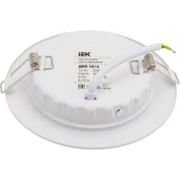 Светильник IEK ДВО 1613 LED, белый, круг, 12Вт, 3000К, IP20 LDVO0-1613-12-3000-K01
