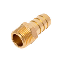 Штуцер пневматический (5 шт; наружная резьба 1/2" - елочка 16 мм) Forsage F-MH08/10K(26094)