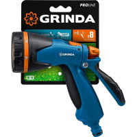 Двухкомпонентный поливочный пистолет GRINDA PROLine B-8 8 режимов 429110
