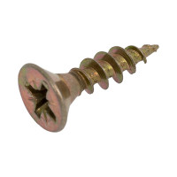 Универсальные шурупы ВИРТУОЗ 5,0х 20 мм, потайная головка, желтый цинк 50 шт 03263