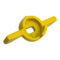 Ручка-бабочка для крана MasterProf желтая, 1/2"-3/4" ИС.131525