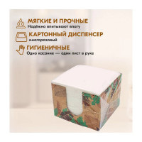 Однослойные салфетки Сыктывкарские 24x24 см, со сплошным тиснением, 100 шт., в коробке СК1.1