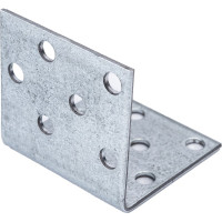 Крепежный равносторонний перфорированный уголок СВК 40x40x40 толщина 1,8 мм SVK-PFL40404018 Н0000026038