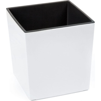 LAMELA Sp.z o. 554 Кашпо JUKA 40 40 41 5 белый с вкладышем 039155