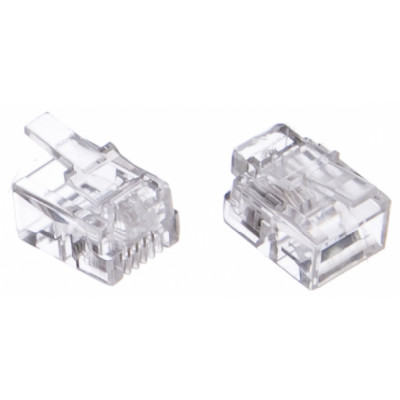 Cablexpert Вилка телефонная контакты 3m RJ-11 MP-6p4c/5