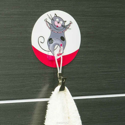Tatkraft FUNNY CATS TOM адгезивный крючок 18228