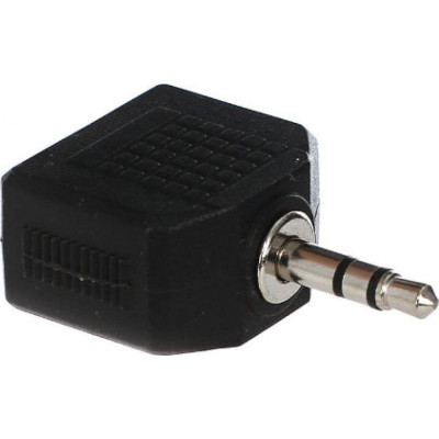 VCOM Переходник разветвитель аудио 3.5 Jack /M/ - 2x3.5 Jack /F/, стерео VAD7847 VAD7847