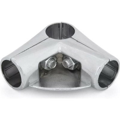 Palladium Соединитель 3-х труб угловой с площадкой для полки JF-15 CP СТ-00001050