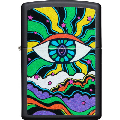 Зажигалка Zippo Black Light Eye 49699