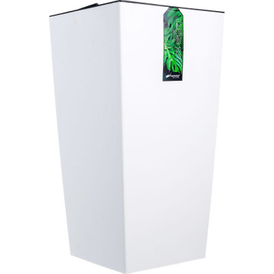 Prosperplast Кашпо для цветов URBI SQUARE белый 2 предмета 21 и 49л DURS325-S449