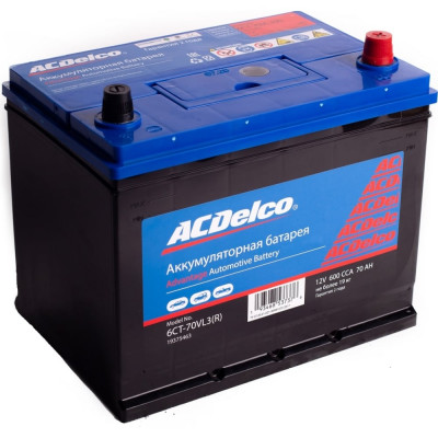 Аккумулятор ACDelco Asia 70-З-R 19375463